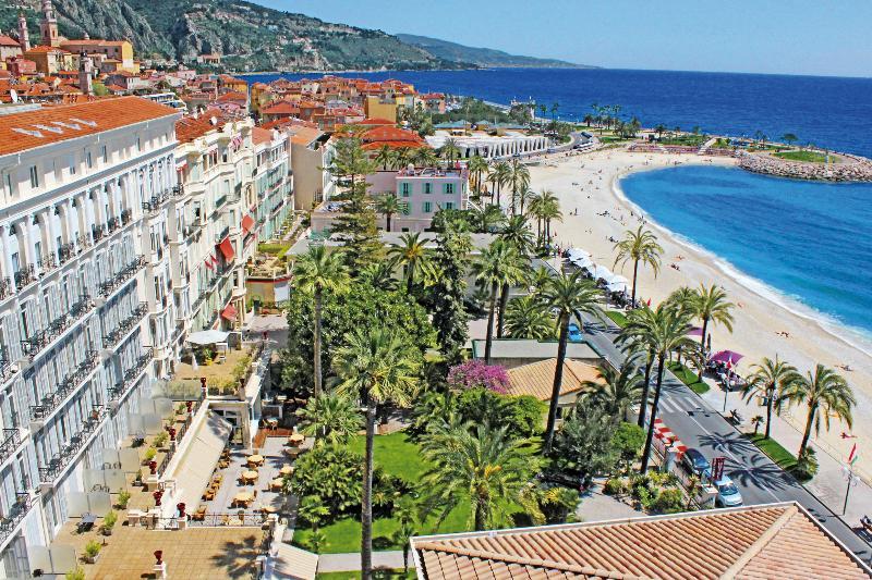 Hotel Vacances Bleues Royal Westminster Menton Bagian luar foto